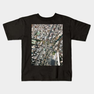 Japan - Streets of Tokyo From Above Kids T-Shirt